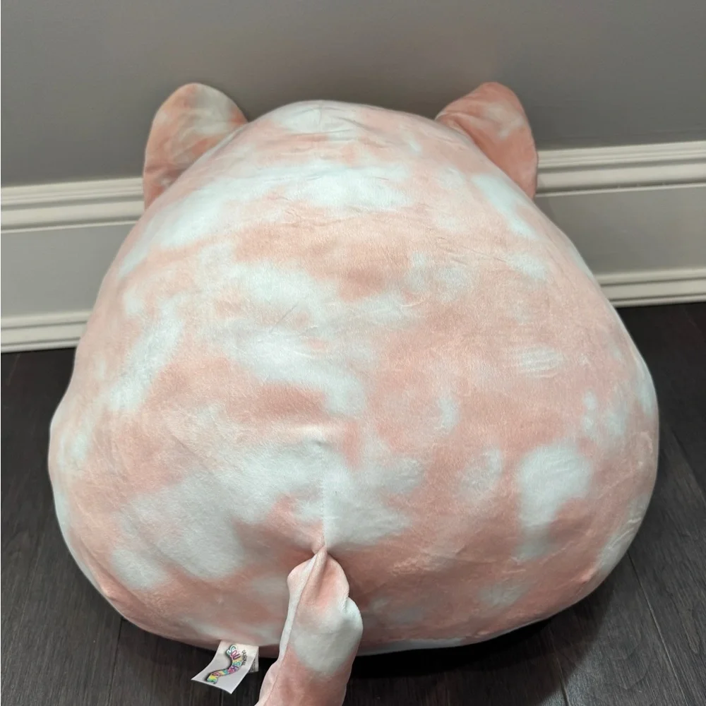 NWT Squishmallows Feodora 16” in Pink Cat Unicorn Plush Large Pillow Stuffed Ani